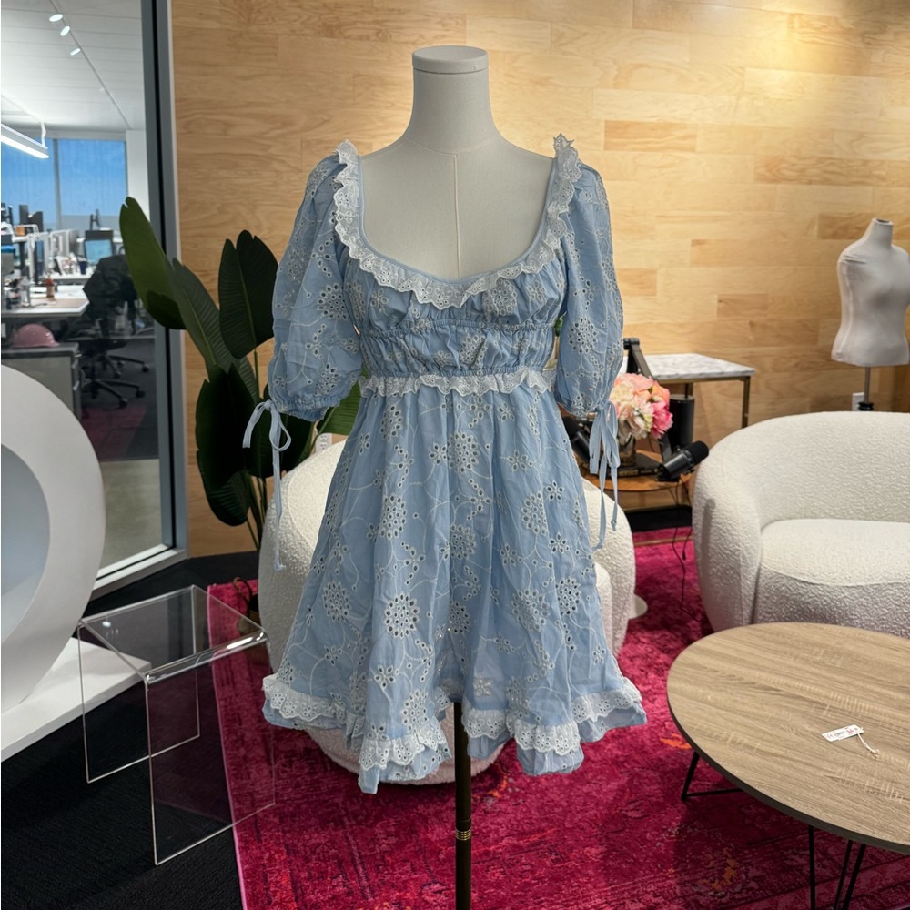 Light Blue Boutique Dress